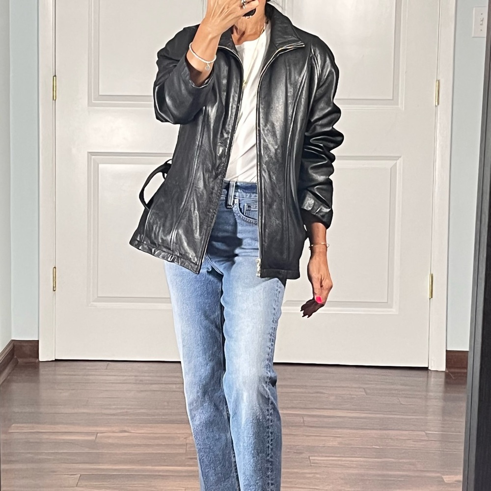 Wilsons 100% genuine leather zip up jacket detachable thinsulate  jacket… - Picture 3 of 16